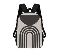 sinyumoney Mochila Infantil Impresa En 3D Minimalist Lines 26 Mochila Escolar De Gran Capacidad Para Viajes Y Libros Para Niños De Primaria Y Secundaria 17inch