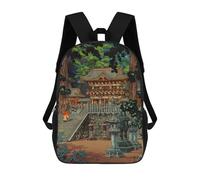 sinyumoney Mochila Infantil Impresa En 3D Nikko Yomei Gate Mochilas De Día Mochila Para Libros Mochila De Moda Mochilas Informales Para Niños Y Niñas En Edad Escolar 17inch