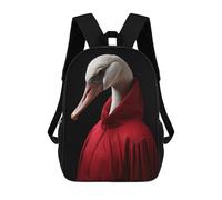sinyumoney Mochila Infantil Impresa En 3D Silly Goose Mochila Escolar Ligera De Viaje Mochila Escolar De Moda Para Niños Y Estudiantes 17inch