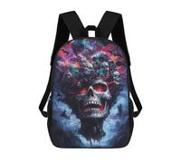 sinyumoney Mochila Infantil Impresa En 3D Skull Island Mochila Escolar Ligera De Viaje Mochila Escolar De Moda Para Niños Y Estudiantes 17inch