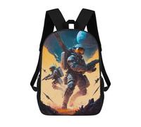sinyumoney Mochila Infantil Impresa En 3D Space War Mochilas De Día Mochila Para Libros Mochila De Moda Mochilas Informales Para Niños Y Niñas En Edad Escolar 17inch