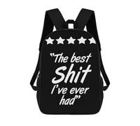 sinyumoney Mochila Infantil Impresa En 3D The Best Ive Ever Had Mochila Escolar De Gran Capacidad Para Viajes Y Libros Para Niños De Primaria Y Secundaria 17inch