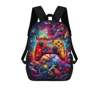 sinyumoney Mochila Infantil Impresa En 3D Vibrant Gaming Controller Artwork -69 Mochila Escolar Ligera De Viaje Mochila Escolar De Moda Para Niños Y Estudiantes 17inch