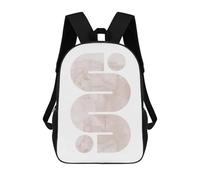 sinyumoney Mochila Infantil Impresa En 3D Watercolor Circles Art Mochila Escolar De Gran Capacidad Para Viajes Y Libros Para Niños De Primaria Y Secundaria 17inch