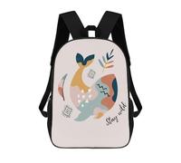 sinyumoney Mochila Infantil Impresa En 3D Whale Abstract Art Print Mochila Escolar De Gran Capacidad Para Viajes Y Libros Para Niños De Primaria Y Secundaria 17inch