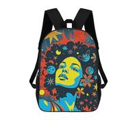 sinyumoney Mochila Infantil Impresa En 3D Wild Space Fantasy Mochilas De Día Mochila Para Libros Mochila De Moda Mochilas Informales Para Niños Y Niñas En Edad Escolar 17inch