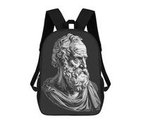 Sinyumoney Mochila Infantil Impreso En 3D Chrysippus Bolsa De Escuela, Mochila Estudiante, Mochila De Moda Y Ligero Para La Escuela, La Universidad Y Viajes, Arquímedes, 17"