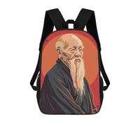 Sinyumoney Mochila Infantil Impreso En 3D Chrysippus Bolsa De Escuela, Mochila Estudiante, Mochila De Moda Y Ligero Para La Escuela, La Universidad Y Viajes, Lao Tzu Philosopher, 17"