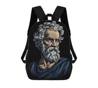 Sinyumoney Mochila Infantil Impreso En 3D Chrysippus Bolsa De Escuela, Mochila Estudiante, Mochila De Moda Y Ligero Para La Escuela, La Universidad Y Viajes, Zeno Of Citium Stoic, 17"