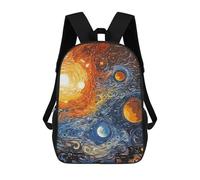 Sinyumoney Mochila Infantil Impreso En 3D Majestic Deer in Moonlight Bolsa De Escuela, Mochila Estudiante, Mochila De Moda Y Ligero Para La Escuela, La Universidad Y Viajes, Abstracto Galaxy, 17"