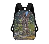 Sinyumoney Mochila Infantil Impreso En 3D Queen Nefertiti Bust Bolsa De Escuela, Mochila Estudiante, Mochila De Moda Y Ligero Para La Escuela, La Universidad Y Viajes, The Bodmer Oak By Monet, 17"