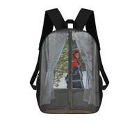 Sinyumoney Mochila Infantil Impreso En 3D Queen Nefertiti Bust Bolsa De Escuela, Mochila Estudiante, Mochila De Moda Y Ligero Para La Escuela, La Universidad Y Viajes, The Red Kerchief Monet, 17"