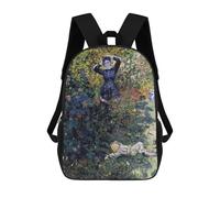 Sinyumoney Mochila Infantil Impreso En 3D Queen Nefertiti Bust Bolsa De Escuela, Mochila Estudiante, Mochila De Moda Y Ligero Para La Escuela, La Universidad Y Viajes, Camille And Jean Monet, 17"