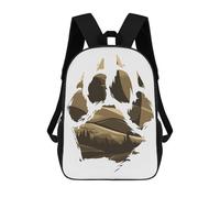 Sinyumoney Mochila Infantil Impreso En 3D Vienna Cityscape Bolsa De Escuela, Mochila Estudiante, Mochila De Moda Y Ligero Para La Escuela, La Universidad Y Viajes, Paw Print Landscape, 17"