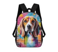 Sinyumoney Mochila Infantil Impreso En 3D Weimaraner Dog Graffiti Bolsa De Escuela, Mochila Estudiante, Mochila De Moda Y Ligero Para La Escuela, La Universidad Y Viajes, Beagle Graffiti, 17"