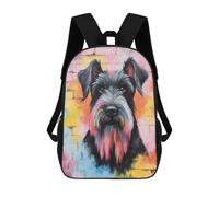 Sinyumoney Mochila Infantil Impreso En 3D Weimaraner Dog Graffiti Bolsa De Escuela, Mochila Estudiante, Mochila De Moda Y Ligero Para La Escuela, La Universidad Y Viajes, Giant Schnauzer Graffiti, 17"
