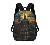Sinyumoney Mochila Infantil Impreso En 3D Weimaraner Dog Graffiti Bolsa De Escuela, Mochila Estudiante, Mochila De Moda Y Ligero Para La Escuela, La Universidad Y Viajes, Berlín Dark Art Noveau, 17"