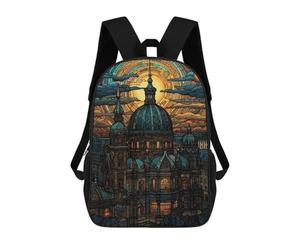Sinyumoney Mochila Infantil Impreso En 3D Weimaraner Dog Graffiti Bolsa De Escuela, Mochila Estudiante, Mochila De Moda Y Ligero Para La Escuela, La Universidad Y Viajes, Berlín Dark Art Noveau, 17"