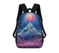 sinyumoney Mochila Infantil, Magical Cosmic Landscape Mochila Escolar De Gran Capacidad Para Estudiantes, Mochila Para Libros, Mochila Para Niños, Niñas, Adultos Y Adolescentes 17inch