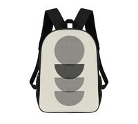 sinyumoney Mochila Infantil Minimalist Lines 40 Mochila Escolar 3D Mochila Escolar Para Niños Mochilas Escolares Mochila De Moda Con Bolsillo Bolsas Para Libros 17inch