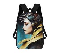 sinyumoney Mochila Infantil, Mochila Escolar Abstract Art Culture Mochila Escolar De Gran Capacidad Para Estudiantes, Niños, Niñas, Adultos Y Adolescentes 17inch