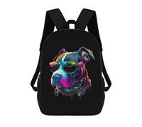 sinyumoney Mochila Infantil, Mochila Escolar American Staffordshire Mochila Escolar De Gran Capacidad Para Estudiantes, Niños, Niñas, Adultos Y Adolescentes 17inch