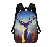 sinyumoney Mochila Infantil, Mochila Escolar Animals Deer Mochila Escolar De Gran Capacidad Para Estudiantes, Niños, Niñas, Adultos Y Adolescentes 17inch