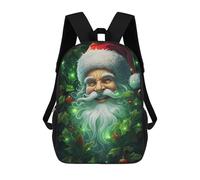 sinyumoney Mochila Infantil, Mochila Escolar Christmas Fantasy Santa's Enchanted Garden Mochila Escolar De Gran Capacidad Para Estudiantes, Niños, Niñas, Adultos Y Adolescentes 17inch