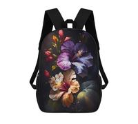 sinyumoney Mochila Infantil, Mochila Escolar Colorful Floral Art Design Mochila Escolar De Gran Capacidad Para Estudiantes, Niños, Niñas, Adultos Y Adolescentes 17inch