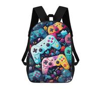 sinyumoney Mochila Infantil, Mochila Escolar Colorful Gaming Joyrides Mochila Escolar De Gran Capacidad Para Estudiantes, Niños, Niñas, Adultos Y Adolescentes 17inch