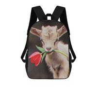 sinyumoney Mochila Infantil, Mochila Escolar Cute Goat Mochila Escolar De Gran Capacidad Para Estudiantes, Niños, Niñas, Adultos Y Adolescentes 17inch