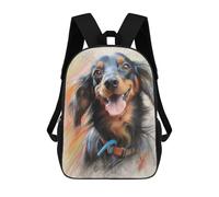 sinyumoney Mochila Infantil, Mochila Escolar Dachshund Sketch Mochila Escolar De Gran Capacidad Para Estudiantes, Niños, Niñas, Adultos Y Adolescentes 17inch