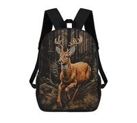 sinyumoney Mochila Infantil, Mochila Escolar Deer in The Forest Mochila Escolar De Gran Capacidad Para Estudiantes, Niños, Niñas, Adultos Y Adolescentes 17inch