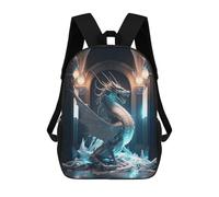 sinyumoney Mochila Infantil, Mochila Escolar Dragon in Grand Hall -1 Mochila Escolar De Gran Capacidad Para Estudiantes, Niños, Niñas, Adultos Y Adolescentes 17inch
