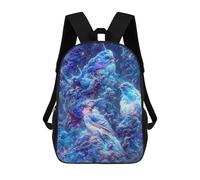 sinyumoney Mochila Infantil, Mochila Escolar Enchanted Celestial Birds Mochila Escolar De Gran Capacidad Para Estudiantes, Niños, Niñas, Adultos Y Adolescentes 17inch