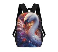 sinyumoney Mochila Infantil, Mochila Escolar Enchanted Swan Fantasy -2 Mochila Escolar De Gran Capacidad Para Estudiantes, Niños, Niñas, Adultos Y Adolescentes 17inch