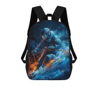 sinyumoney Mochila Infantil, Mochila Escolar Epic Skiing Digital Art Mochila Escolar De Gran Capacidad Para Estudiantes, Niños, Niñas, Adultos Y Adolescentes 17inch