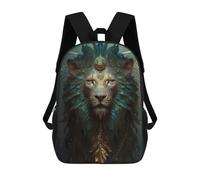 sinyumoney Mochila Infantil, Mochila Escolar Lion Mystical Mochila Escolar De Gran Capacidad Para Estudiantes, Niños, Niñas, Adultos Y Adolescentes 17inch
