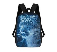 sinyumoney Mochila Infantil, Mochila Escolar Luminescent Snow Leopard Mochila Escolar De Gran Capacidad Para Estudiantes, Niños, Niñas, Adultos Y Adolescentes 17inch