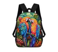 sinyumoney Mochila Infantil, Mochila Escolar Macaws in Tropical Paradise Mochila Escolar De Gran Capacidad Para Estudiantes, Niños, Niñas, Adultos Y Adolescentes 17inch