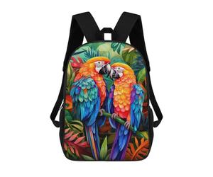 sinyumoney Mochila Infantil, Mochila Escolar Macaws in Tropical Paradise Mochila Escolar De Gran Capacidad Para Estudiantes, Niños, Niñas, Adultos Y Adolescentes 17inch