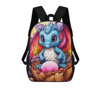 sinyumoney Mochila Infantil, Mochila Escolar Magical Baby Dragon Hatching Mochila Escolar De Gran Capacidad Para Estudiantes, Niños, Niñas, Adultos Y Adolescentes 17inch