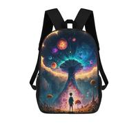 sinyumoney Mochila Infantil, Mochila Escolar Magical Forest Portal Mochila Escolar De Gran Capacidad Para Estudiantes, Niños, Niñas, Adultos Y Adolescentes 17inch