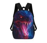 sinyumoney Mochila Infantil, Mochila Escolar Majestic Dragon Mochila Escolar De Gran Capacidad Para Estudiantes, Niños, Niñas, Adultos Y Adolescentes 17inch