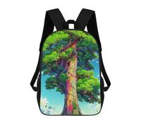sinyumoney Mochila Infantil, Mochila Escolar Rainbow Tree Fantasy -1 Mochila Escolar De Gran Capacidad Para Estudiantes, Niños, Niñas, Adultos Y Adolescentes 17inch