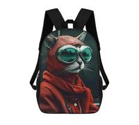 sinyumoney Mochila Infantil, Mochila Escolar Red Riding Hood Cat Mochila Escolar De Gran Capacidad Para Estudiantes, Niños, Niñas, Adultos Y Adolescentes 17inch