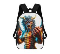 sinyumoney Mochila Infantil, Mochila Escolar The Chromatic Sentinel Mochila Escolar De Gran Capacidad Para Estudiantes, Niños, Niñas, Adultos Y Adolescentes 17inch
