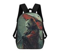 sinyumoney Mochila Infantil, Mochila Escolar The Mysterious Panda Mochila Escolar De Gran Capacidad Para Estudiantes, Niños, Niñas, Adultos Y Adolescentes 17inch