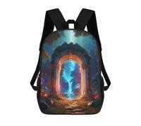 sinyumoney Mochila Infantil, Mochila Escolar The Waterfall Arch Mochila Escolar De Gran Capacidad Para Estudiantes, Niños, Niñas, Adultos Y Adolescentes 17inch