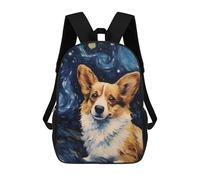 sinyumoney Mochila Infantil, Mochila Escolar Welsh Corgi Mochila Escolar De Gran Capacidad Para Estudiantes, Niños, Niñas, Adultos Y Adolescentes 17inch